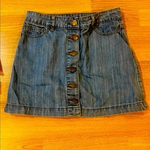 Jean skirt